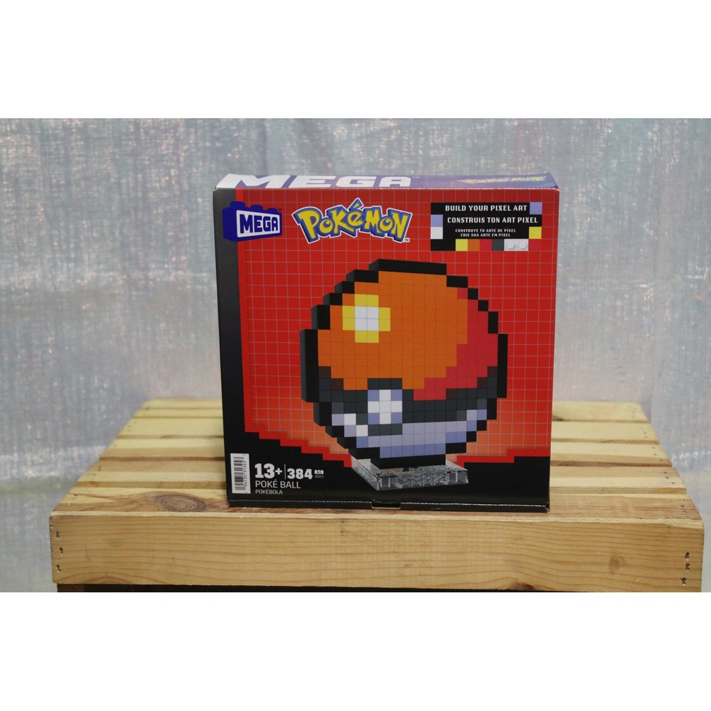 Pokemon Mega Build Your Pixel Art Poke Ball 384‎ Pcs